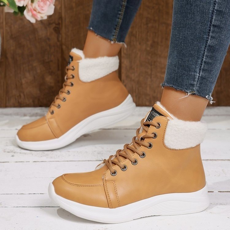 fall/winter new arrivals: plus-size fleece-lined ankle boots for women (sizes 36-43). wholesale available. dropshipping to  and