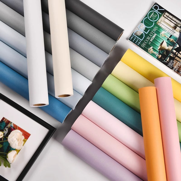 Wallpaper Self-adhesive waterproof and moisture-proof wallpaper Room Bedroom Rental Room Wall Background Wall Wall Sticker Cover ugly and mildew-proof