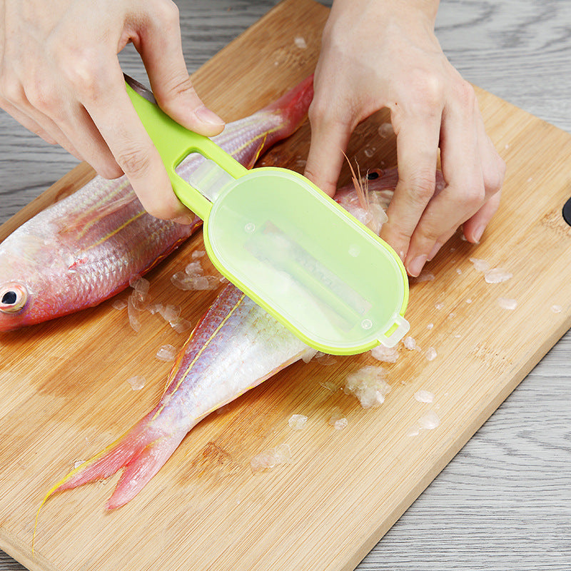 Fish scale brush, home fish scale scraper, fish scale peeler kitchen gadget - available in three colors, factory direct, custom orders welcome