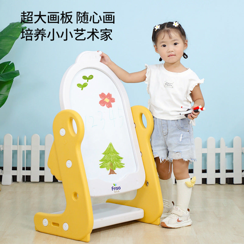 Children's drawing board Magnetic writing board Dust-free easel Table and chair drawing drawing board Household graffiti Toddler baby whiteboard