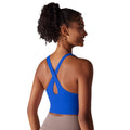 Fashion nude pure color seamless one-piece cup vest cross back yoga bra running fitness sports intimates women