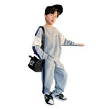 Boys' spring outfit set - two-piece,  new spring/autumn collection, stylish kids' hoodie and tracksuit, trendy spring/autumn apparel