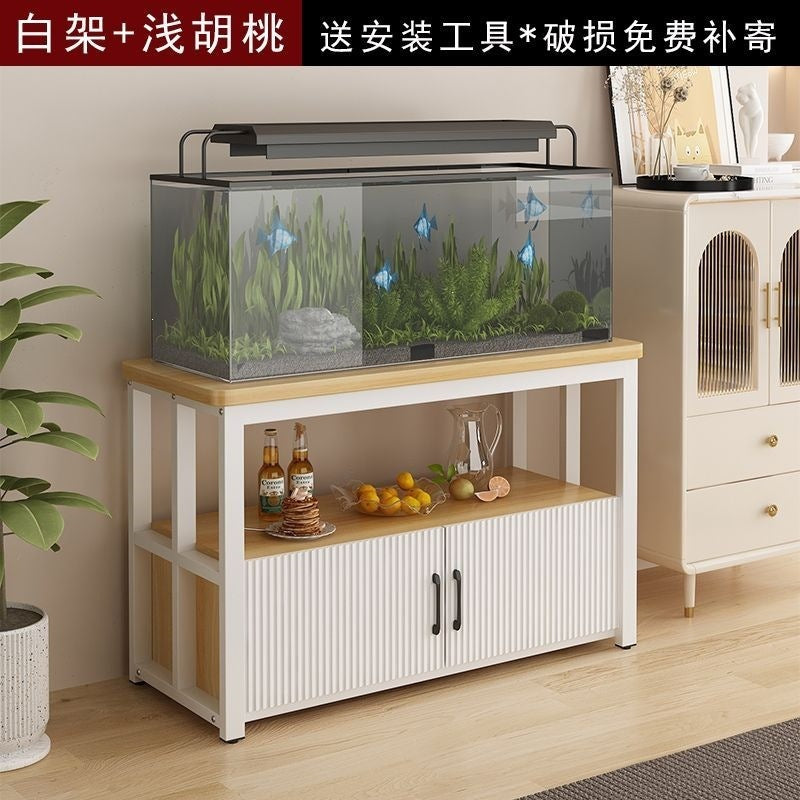 Fish tank cabinet living room fish tank rack load-bearing bottom base storage rack iron fish tank bottom frame for home multi-layer storage cabinet