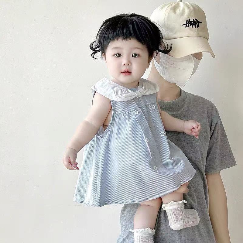 Summer lightweight bodysuit baby clothes summer baby girl romper bodysuit dress summer princess outfit trendy