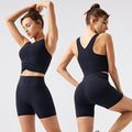 tight yoga wear sports intimates fitness wear high waistslimming look yoga suit guangzhou sports factory personalized