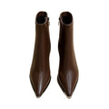 French chic comfortable versatile martin boots - new autumn/winter 2025 collection - unique design pointed toe ankle boots for women