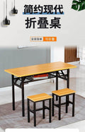 Economical modern folding table training table bench conference office desk minimalist single-tier foldable outdoor study table