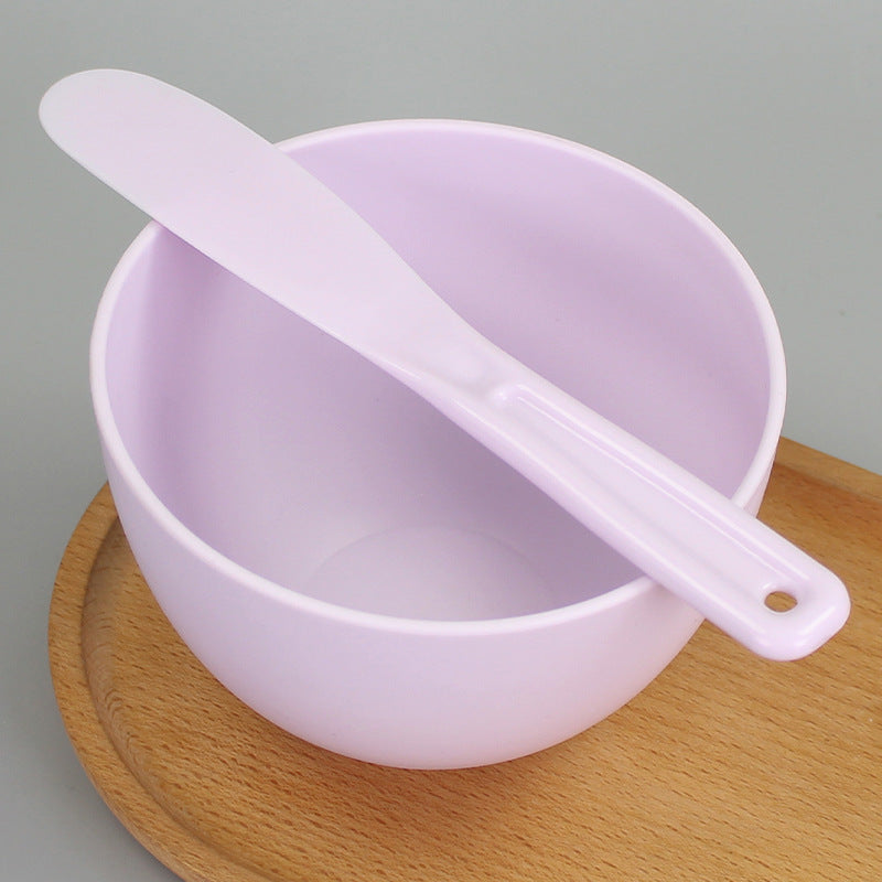 Beauty tool tpr silicone-like mask bowl, soft large bowl with 13cm opening, mask mixing stick, stirring and applicator pp large stick