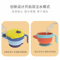 Oem personalized stainless steel kids water-filled thermos bowl baby suction cup bowl baby grinding food bowl suction cup design
