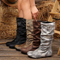 Wholesale women's retro over-the-knee boots: new autumn  collection - knee-high, knight, western cowboy style
