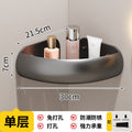 High-style bathroom storage rack, no-drill installation, bathroom triangle basket, toilet vanity wall-mounted organizer, corner shelf