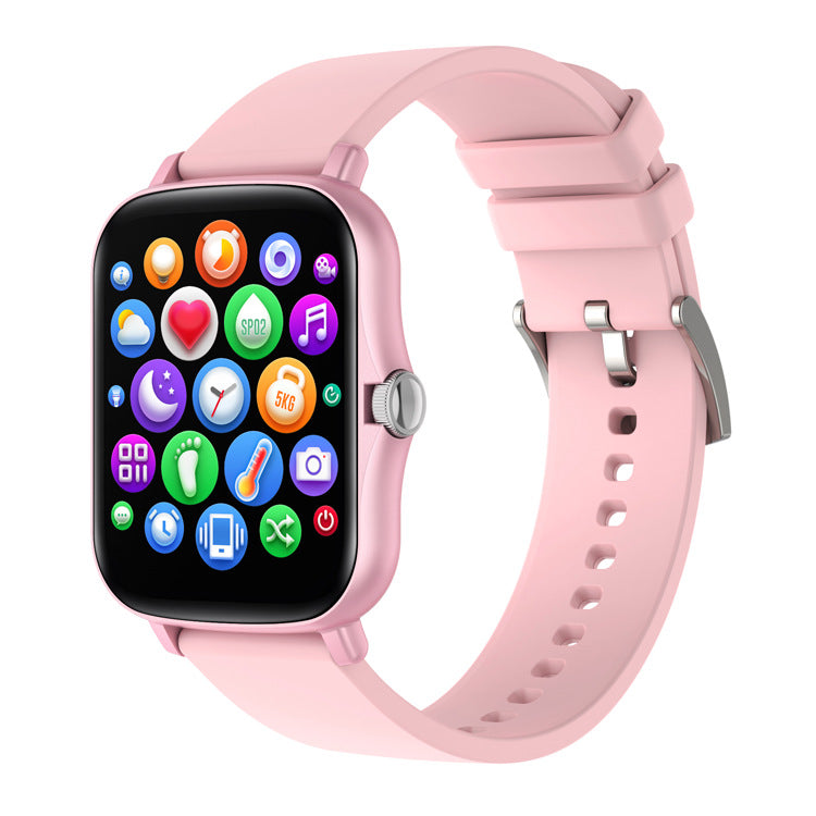 Bluetooth smart watch, smart bracelet - stylish & youthful design - full color display - rotary knob - heart rate monitoring - call notifications & answering