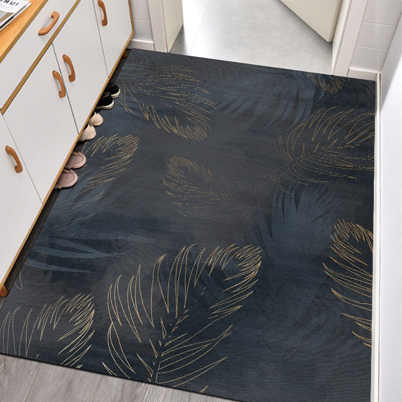 new arrival entrance door mat bathroom absorbent non-slip floor mat diatom mud cuttable carpet entrance door mat