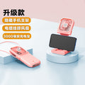 2026 cross-border desktop foldable mini fan, handheld usb high-velocity outdoor power bank neck fan - japanese & korean style