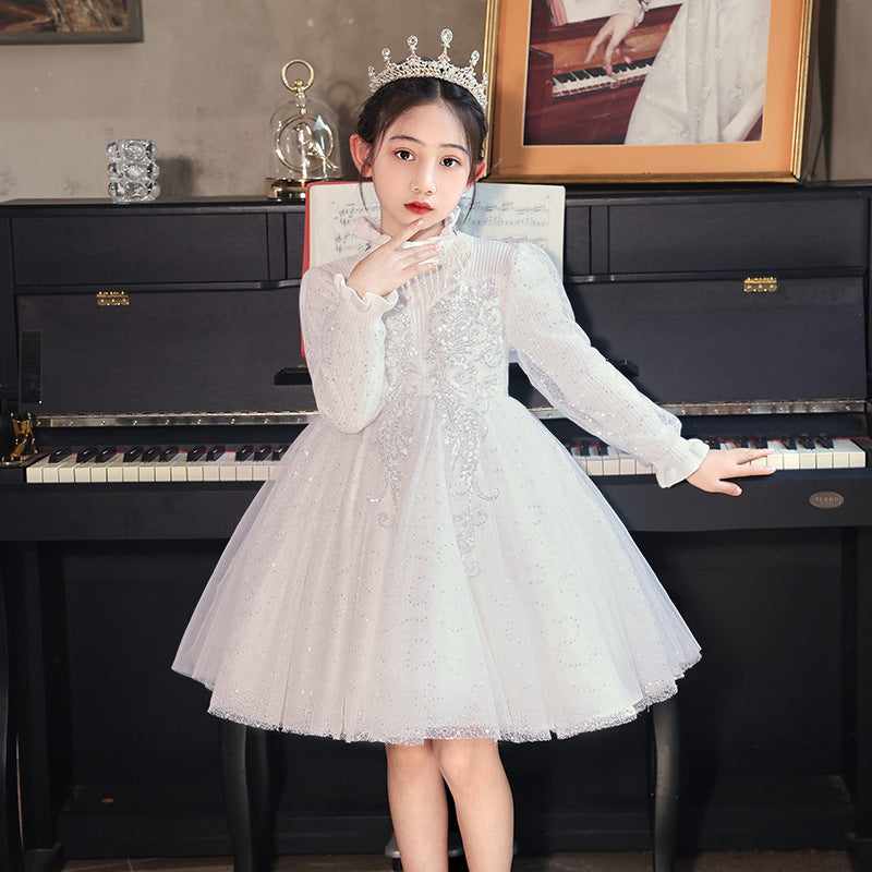 Amazon girls' dresses: european and american style, new autumn/winter  collection, children's princess dresses, perfect for piano recitals