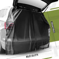 Car tailgate sun shade - mosquito net, ventilation, heat reduction - magnetic mesh screen for trunk