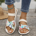 export plus size high heel women's sandals - new summer open toe casual retro peep-toe sandals for women