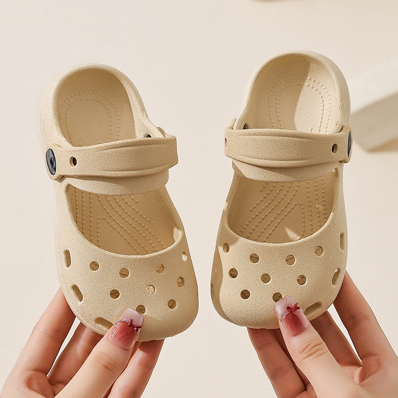 Kids' clogs: summer indoor anti-slip cartoon sandals for girls and boys, toddler and infant beach sandals for outdoor wear