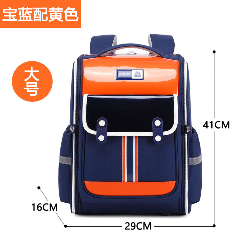 New children's schoolbag 123456th grade men and women to reduce the burden of spine care primary school schoolbag backpack