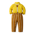 Boys' spring/autumn outfit set - new cross-border style: stylish and trendy two-piece striped set for mid-to-large children, korean style, popular and fashionable