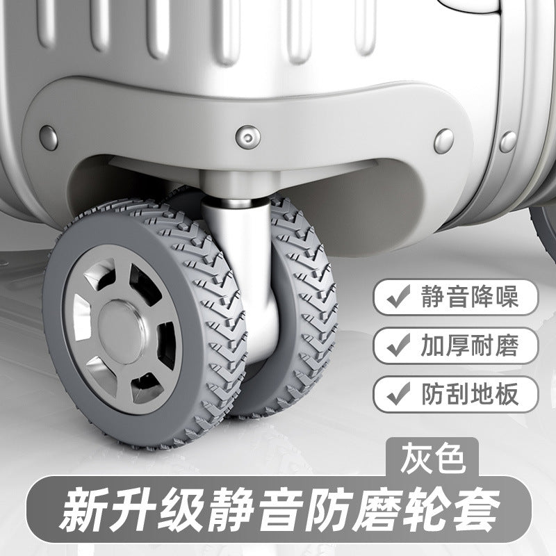 Luggage Wheel Protective Cover Trolley Case Rolling Wheel Silent Cover Suitcase Universal Wheel Replacement Wheel Rubber Cover