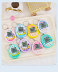 Mini virtual pet raising game console nostalgic feeding elf handheld electronic toy keychain pendant cross-border