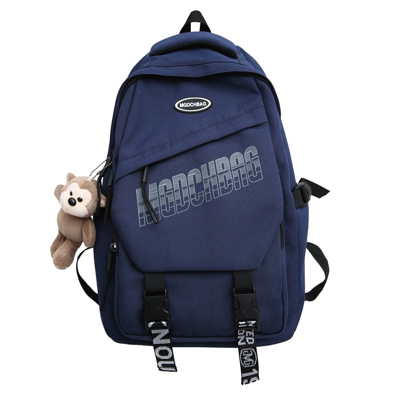 Spring and summer large-capacity junior high school students backpack schoolbag travel computer backpack business leisure commuter backpack