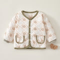Babylon children's cotton clothes baby cotton jacket quilted cute heattech handy gadgetfall and winter outwear baby clothes cotton clothes