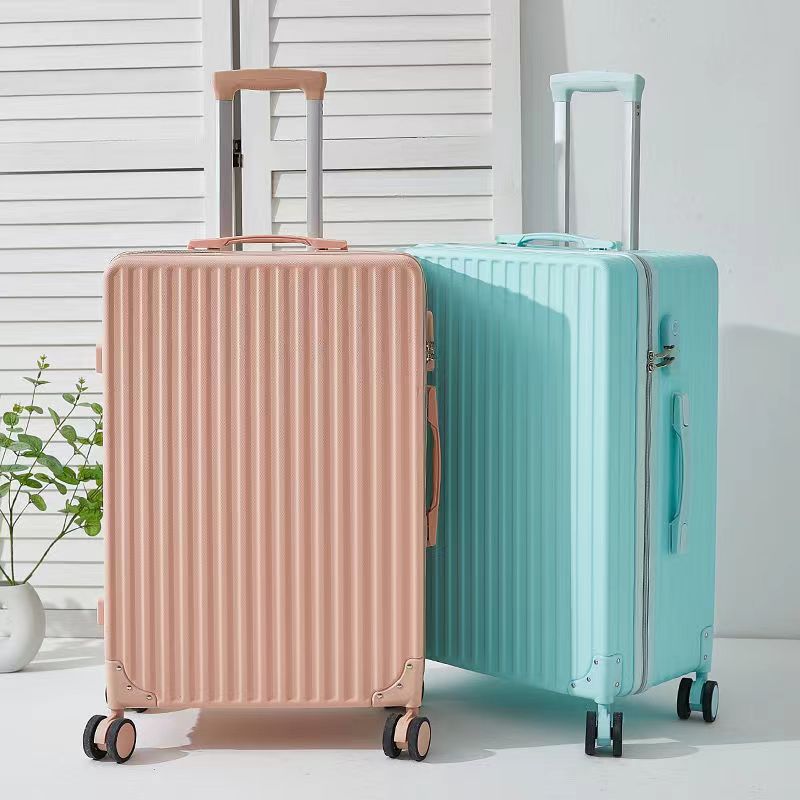 Luggage Internet celebrity female high-value student large-capacity travel male trend 28-inch password universal wheel trolley leather case