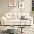Detachable and washable velvet sofa bed, dual-purpose, foldable, integrated small apartment, cream style, storage, single and double, special price function