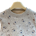 New autumn/winter girls' fleece-lined sweatshirt, thickened base layer top, trendy baby girl's top, children's clothing (ages 6-12)