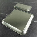 304 industrial style dessert tray outdoor snack plate camping creative retro tray dessert plate square snowflake grill