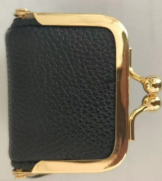 New PU Small Gold Bag Diamond Ring Jewelry Bag Mini Ring Necklace Earrings Jewelry Box Coin Change Bag