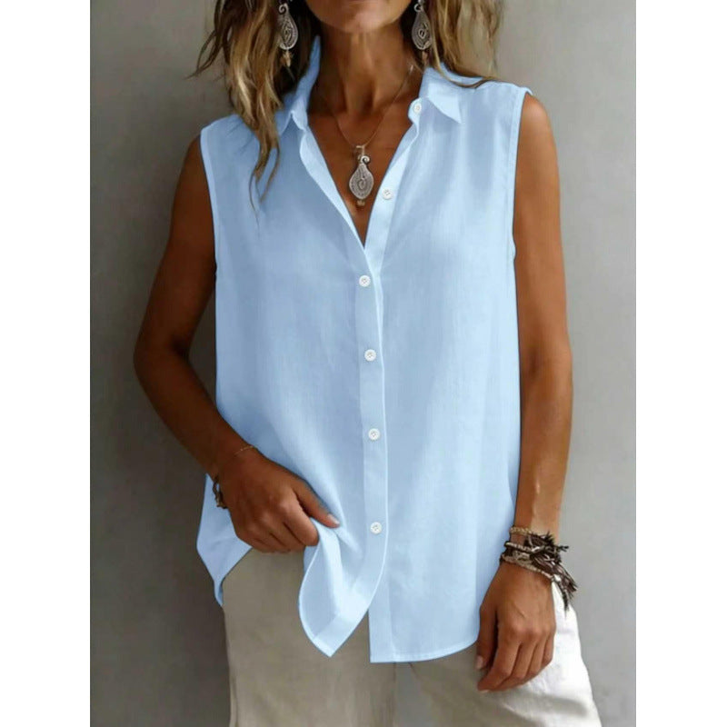summer bestseller: sleeveless blouse for independent women's fashion stores