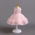 Exportnew arrival children's dress lace tutu princess dress female toddler first birthday dress baby dress