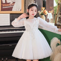 Girls' dresses wedding dresses piano performance flower girl dresses hostess dresses little girls' princess birthday performance outfits new