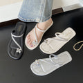 Classy roman sandals fairy style rhinestone flip-flops summerins style new arrivalfashionflats flip-flops