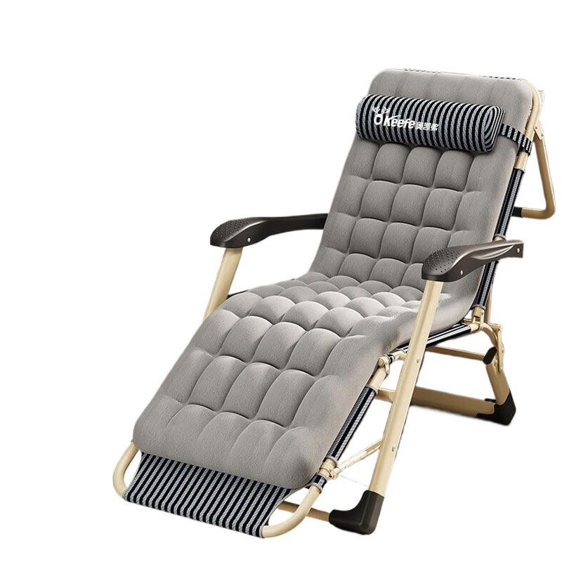 Okiffer recliner nap foldable bed nap office chair casual foldable single bed for home balcony adult