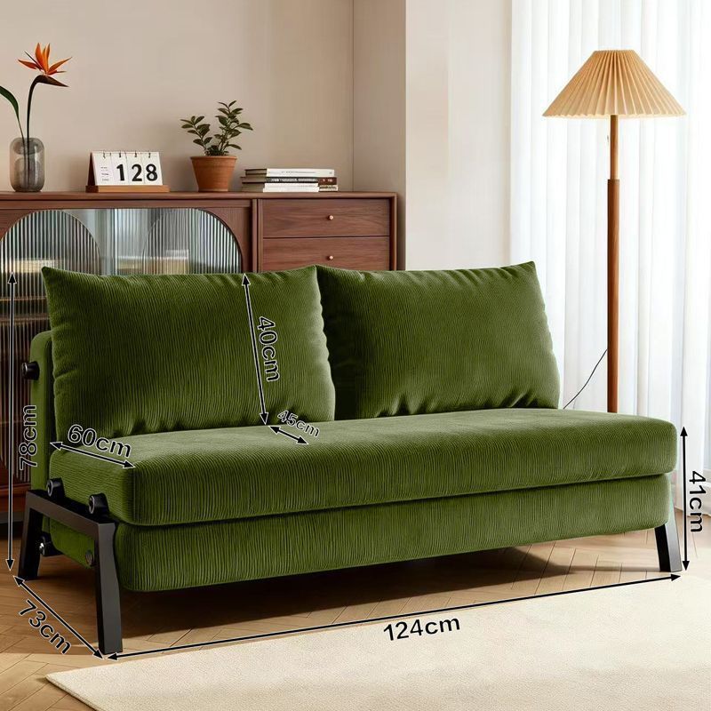 New trendy sofa bed: convertible folding sofa bed, multifunctional for home living room or balcony, single person expandable folding bed