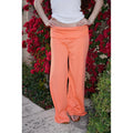 European and american cross-border  spring new women's fashion  versatile solid color low-rise cuffed casual pants