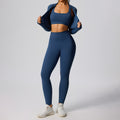 new women's compression activewear set - cloud-like breathable stretch fitness outfit for outdoor running and yoga
