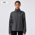 New windproof, waterproof, and stain-resistant slim-fit stand collar fleece windbreaker - outdoor camping, hiking, and mountaineering jacket daw010