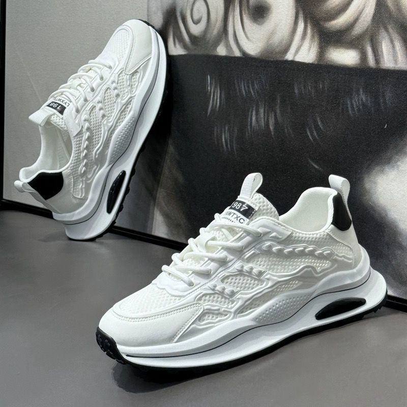 Men's 2025 winter low-top chunky sole athletic casual shoes - fashionable, trendy, versatile, breathable men's dad shoes