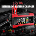 12v8a car battery charger 12v charger motorcycle battery charger lithium iron phosphate charger