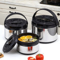 supply of stainless steel insulated buckets, cold and hot food warmers, insulated lunch boxes, portable pots for office workers