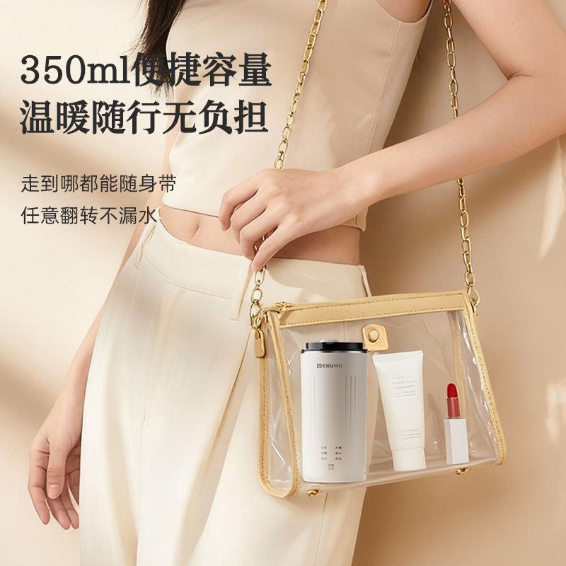 Chuwu baby food soy milk cup - compact food processor, hot milk maker, portable mini multifunctional direct drink soy milk cup