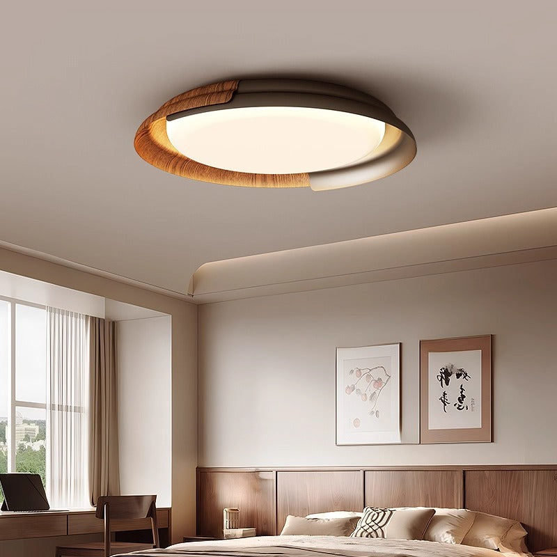 Circle of Light Full Spectrum Bedroom Ceiling Light Personality Round Minimalist Wabi Sanfeng Restaurant Study Eye Protection Lighting 1