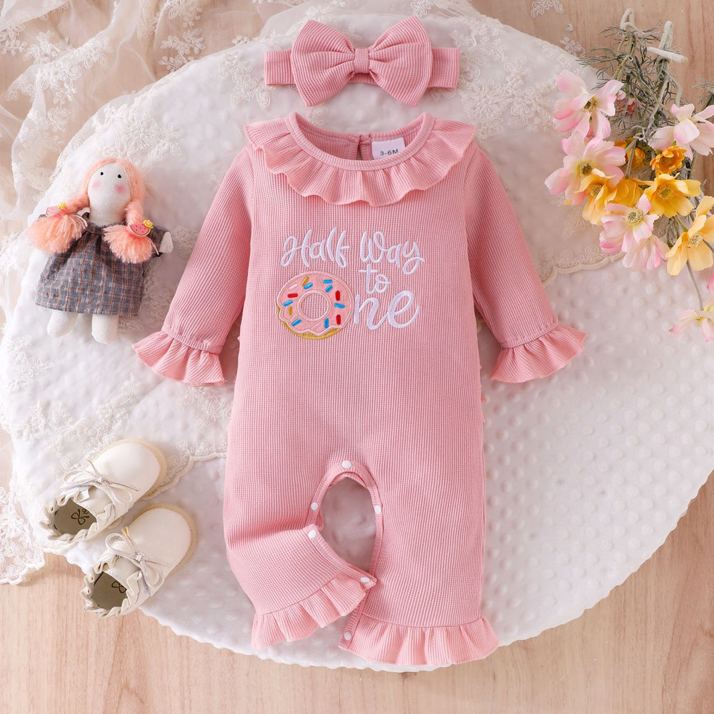 Kids clothing cross-border exclusive for european and american girls new arrival children's long sleeves jumpsuit baby children's clothing suit
