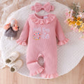 Kids clothing cross-border exclusive for european and american girls new arrival children's long sleeves jumpsuit baby children's clothing suit