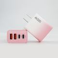 120w fast charging charger dual usb + dual type-c multi-port charging head us standard european standard mobile phone charger